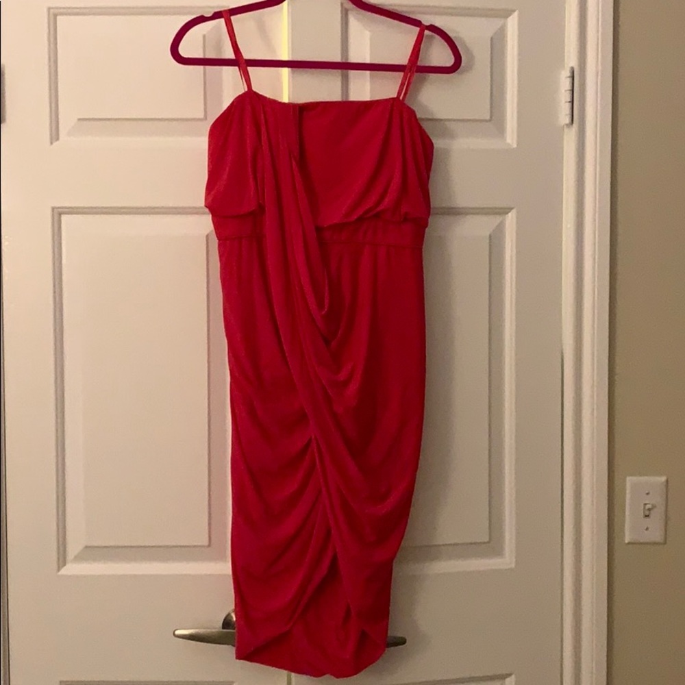 BCBG Runways Pink hi low dress